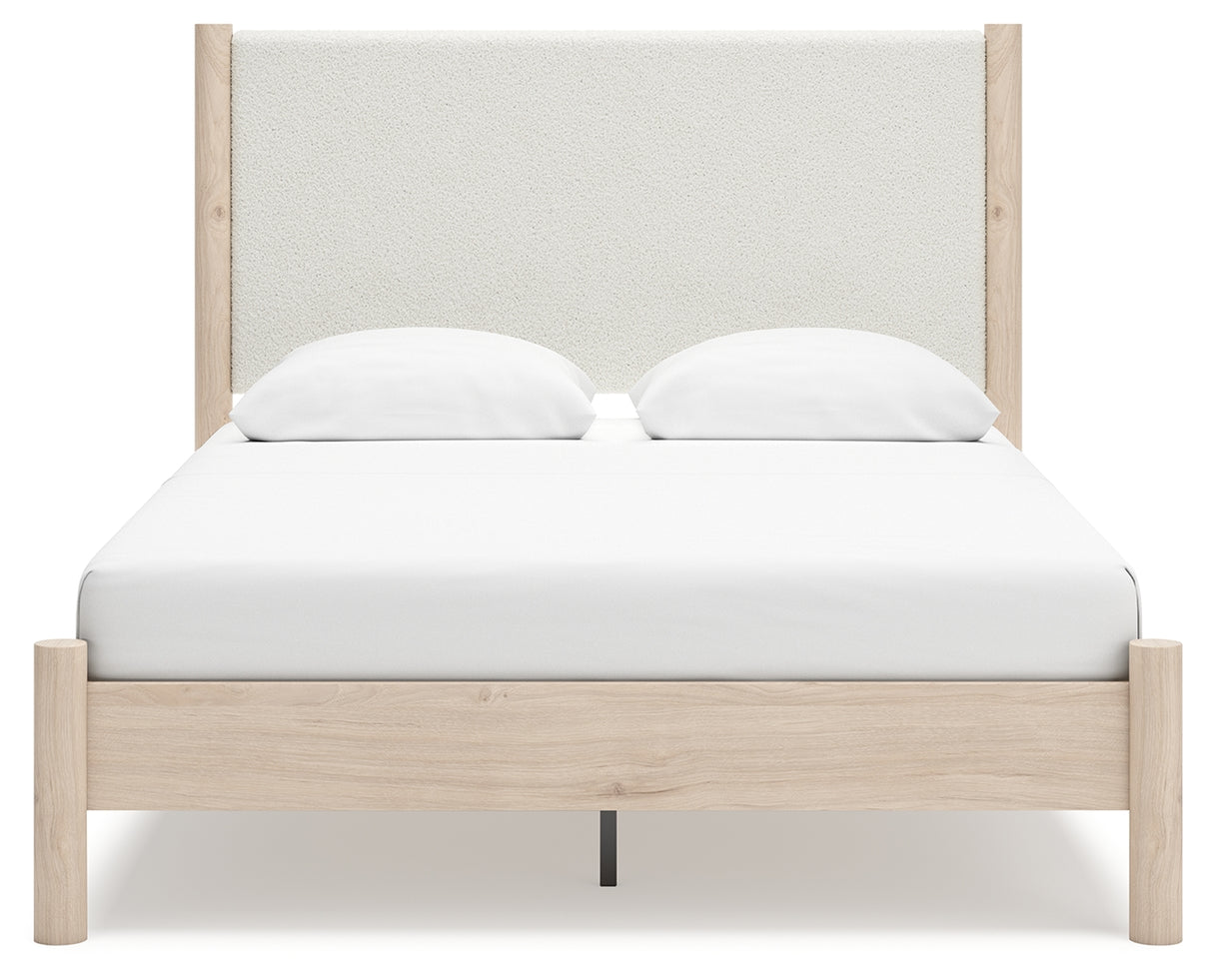 Cadmori Queen Panel Bed, Dresser, Mirror and Nightstand