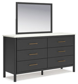 Cadmori Queen Panel Bed, Dresser, Mirror and Nightstand