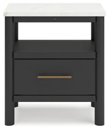 Cadmori Queen Panel Bed, Dresser, Mirror and Nightstand