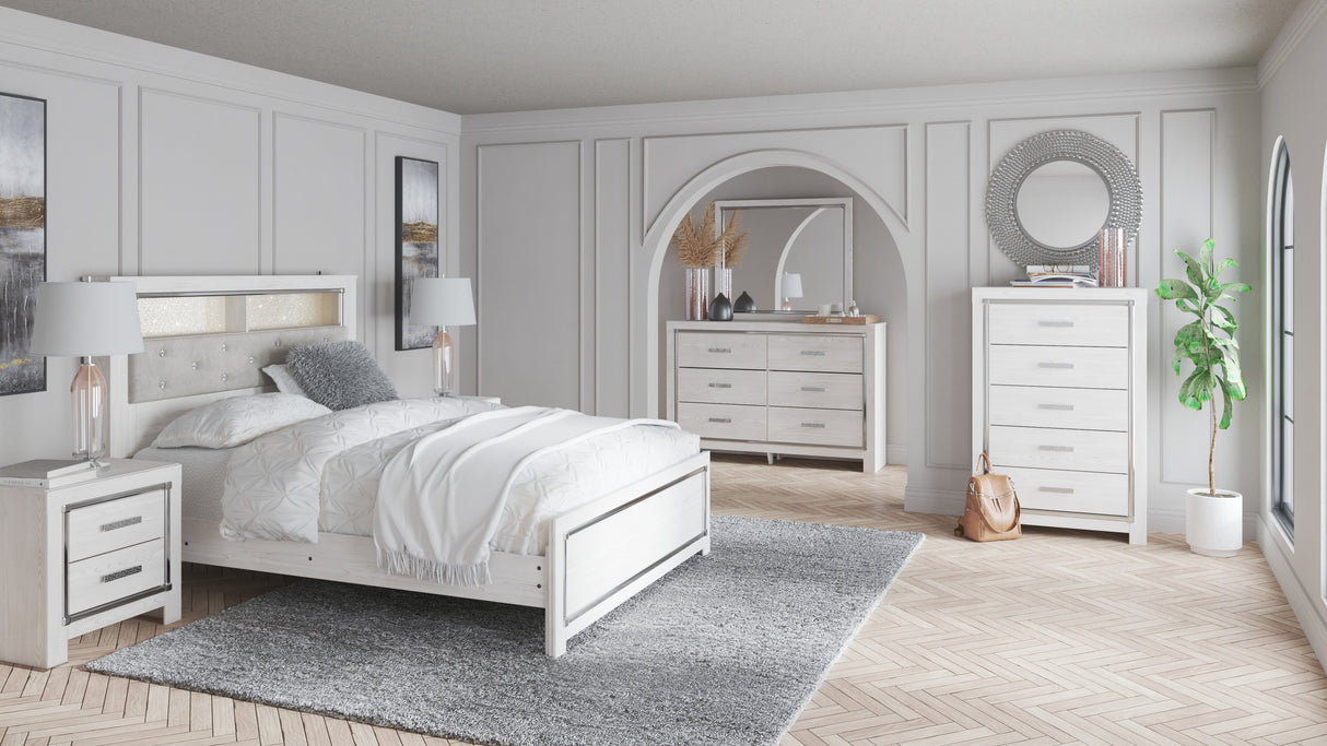 Altyra Queen Panel Bookcase Bed