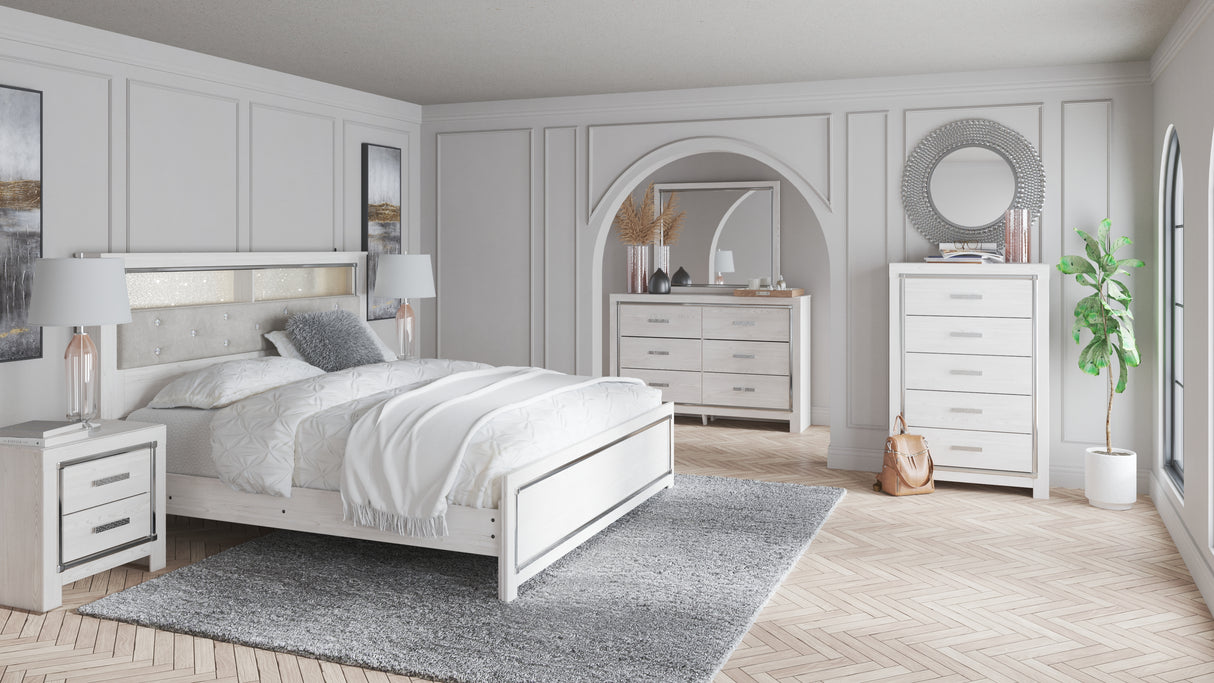 Altyra King Panel Bookcase Bed