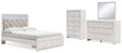 Furniture City Houma - Ashley Furniture - Altyra Queen Panel Storage Bed, Dresser, Mirror and Chest - Queen Panel Storage Bed, Dresser, Mirror and Chest - B2640B52