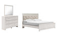 Furniture City Houma - Ashley Furniture - Altyra King Panel Bed, Dresser and Mirror - King Panel Bed, Dresser and Mirror - B2640B57