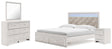 Furniture City Houma - Ashley Furniture - Altyra King Upholstered Panel Storage Bed, Dresser, Mirror and Nightstand - King Upholstered Panel Storage Bed, Dresser, Mirror and Nightstand - B2640B32