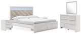 Altyra King Upholstered Storage Bed