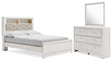 Furniture City Houma - Ashley Furniture - Altyra Queen Upholstered Panel Bed, Dresser and Mirror - Queen Upholstered Panel Bed, Dresser and Mirror - B2640B25
