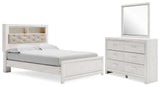 Furniture City Houma - Ashley Furniture - Altyra Queen Upholstered Panel Bed, Dresser and Mirror - Queen Upholstered Panel Bed, Dresser and Mirror - B2640B25