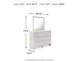 Altyra Full Upholstered Panel Bed, Dresser, Mirror, Chest and Nightstand