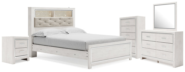 Furniture City Houma - Ashley Furniture - Altyra Queen Bookcase Bed, Dresser, Chest and Nightstand - Queen Bookcase Bed, Dresser, Chest and Nightstand - B2640B77