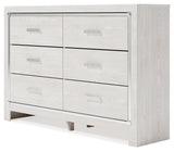Altyra Queen Bookcase Bed, Dresser, Chest and Nightstand