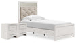 Furniture City Houma - Ashley Furniture - Altyra Twin Upholstered Panel Bed and 2 Nightstands - Twin Upholstered Panel Bed and 2 Nightstands - B2640B74