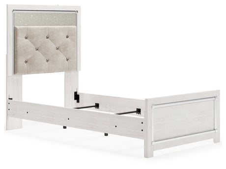 Furniture City Houma - Ashley Furniture - Altyra Twin Panel Bed - Twin Panel Bed / White - B2640B6