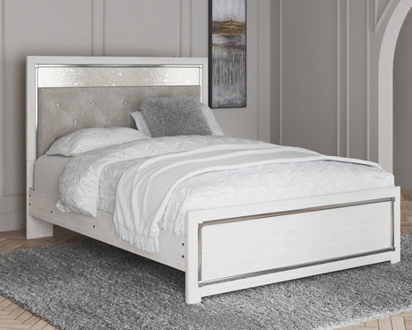Furniture City Houma - Ashley Furniture - Altyra Queen Panel Bed - Queen Panel Bed / White - B2640B2