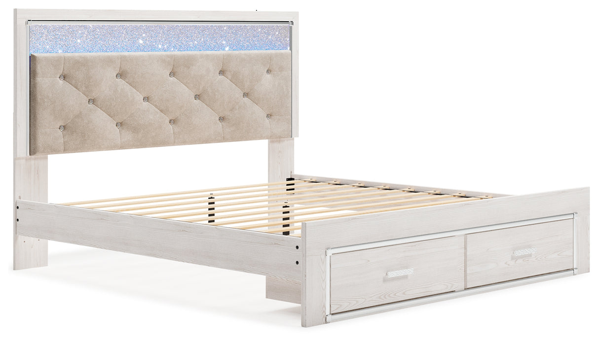 Altyra King Upholstered Storage Bed