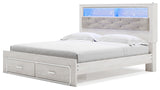 Altyra King Storage Bed, Dresser, Mirror, Chest and Nightstand