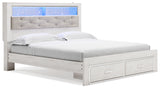 Altyra King Storage Bed, Dresser, Mirror, Chest and Nightstand