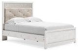Altyra Full Upholstered Panel Bed, Dresser, Mirror, Chest and Nightstand