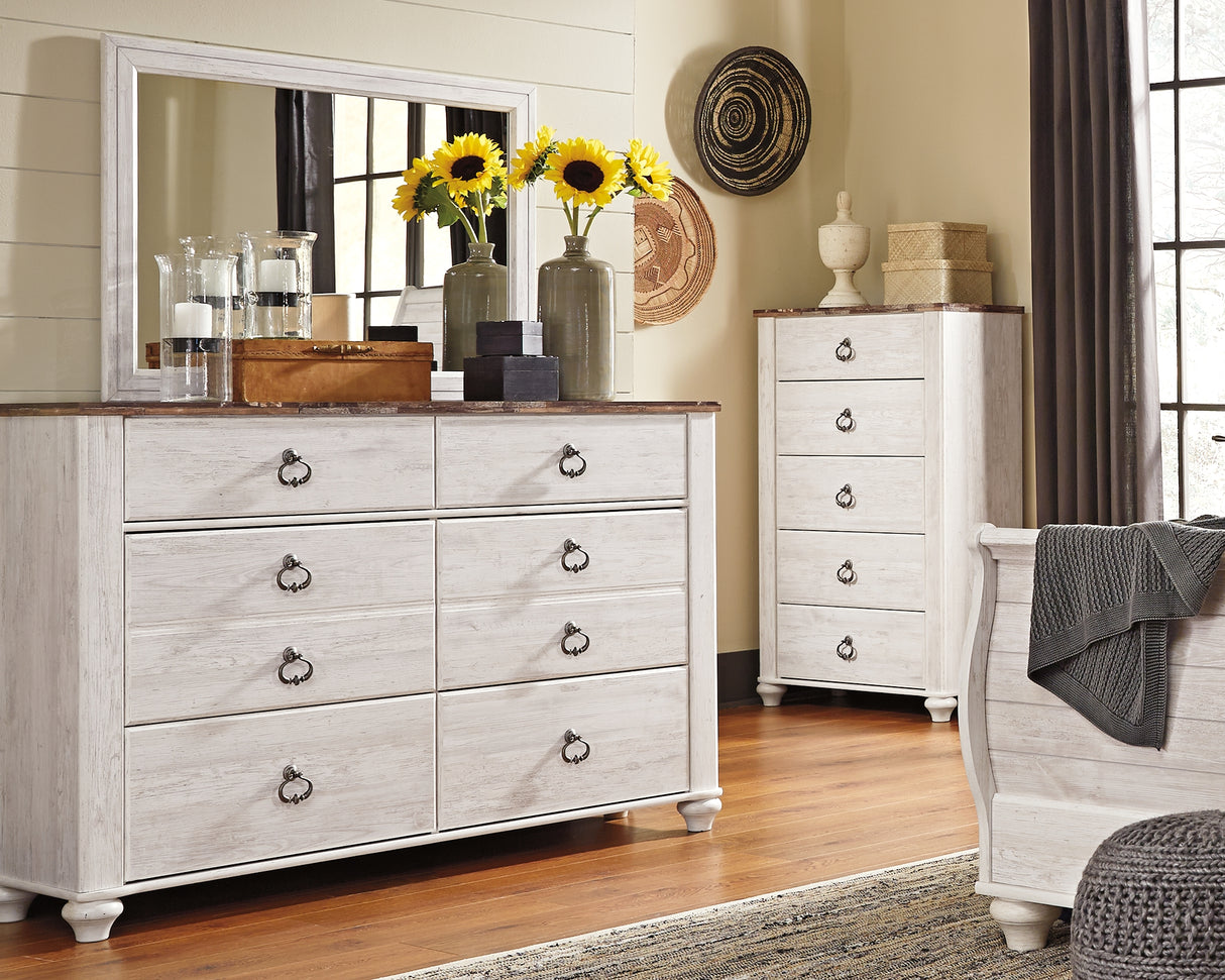 Willowton King Sleigh Bed