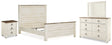 Furniture City Houma - Ashley Furniture - Willowton Queen Panel Bed, Dresser, Mirror, and Nightstand - Queen Panel Bed, Dresser, Mirror, and Nightstand - B267B37