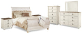 Willowton Queen Sleigh Bed