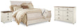 Furniture City Houma - Ashley Furniture - Willowton King Sleigh Bed, Dresser and Nightstand - King Sleigh Bed, Dresser and Nightstand - B267B43