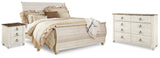 Willowton King Sleigh Bed