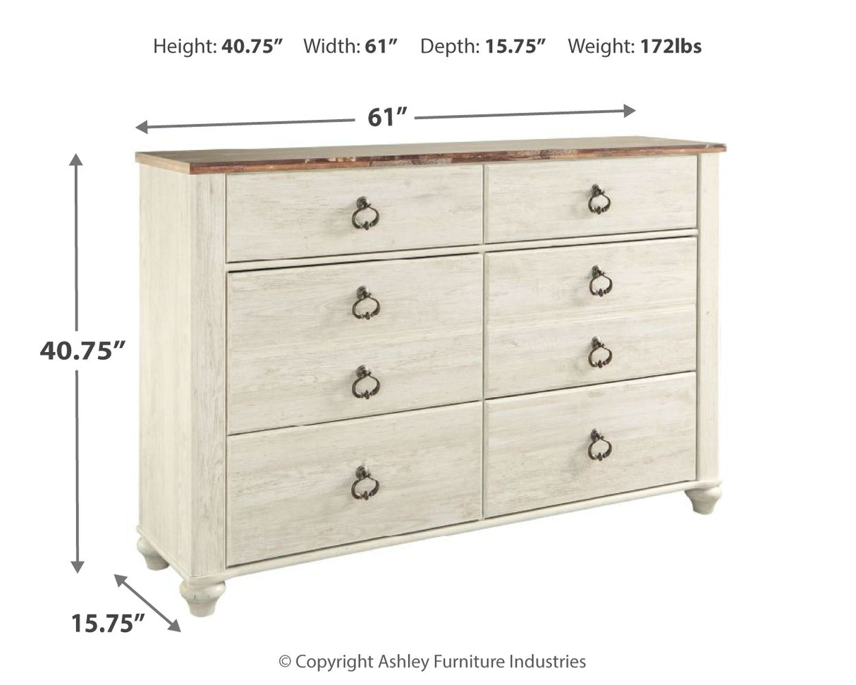 Willowton Queen Sleigh Bed