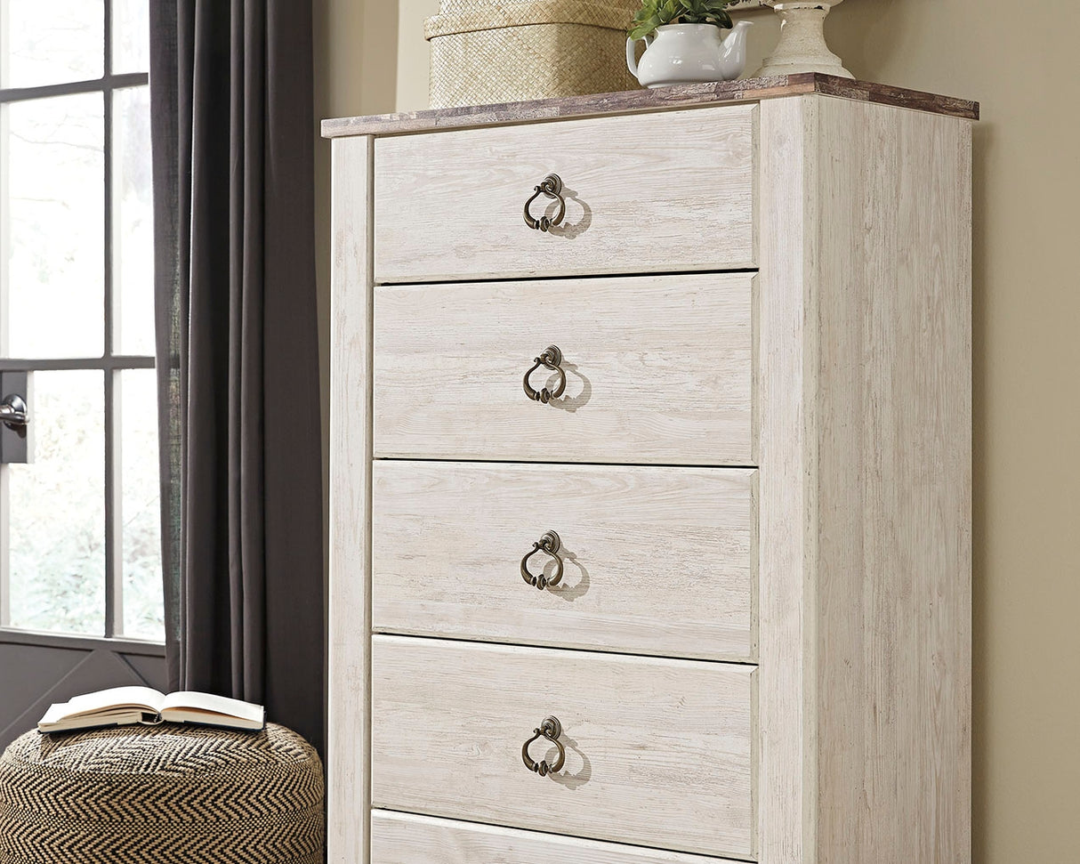 Willowton Queen Sleigh Bed
