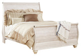 Willowton Queen Sleigh Bed and Dresser
