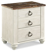 Willowton Queen Panel Bed, Dresser, Mirror, and Nightstand