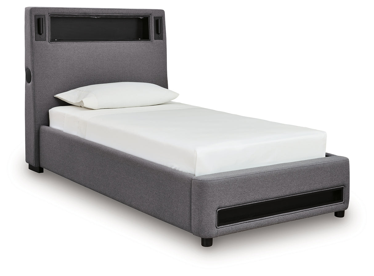 Verishaw Twin Upholstered Bed