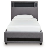 Verishaw Twin Upholstered Bed