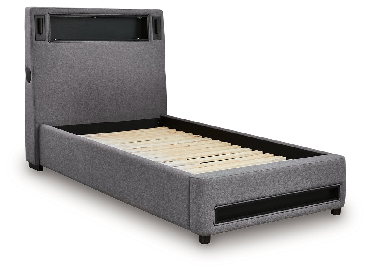 Verishaw Twin Upholstered Bed