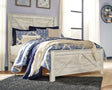 Furniture City Houma - Ashley Furniture - Bellaby Queen Crossbuck Panel Bed - Queen Crossbuck Panel Bed / Whitewash - B331B6