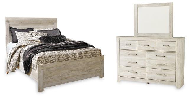 Furniture City Houma - Ashley Furniture - Bellaby Queen Panel Bed, Dresser and Mirror - Queen Panel Bed, Dresser and Mirror - B331B3