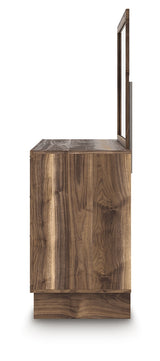 Chirason Full Panel Platform Bed, Dresser and Mirror