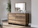 Chirason Full Upholstered Bed, Dresser and Mirror