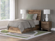 Furniture City Houma - Ashley Furniture - Chirason Twin Panel Bed - Twin Panel Bed / Brown - PCB3367B21