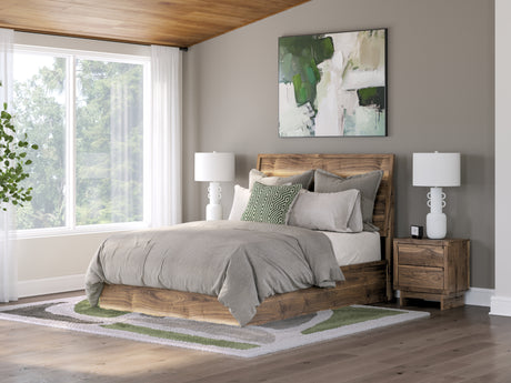 Furniture City Houma - Ashley Furniture - Chirason Queen Panel Bed - Queen Panel Bed / Brown - PCB3367B2