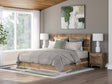 Furniture City Houma - Ashley Furniture - Chirason King Panel Bed with Storage - King Panel Bed with Storage / Brown - PCB3367B14