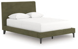 Chirason Full Upholstered Bed, Dresser and Mirror
