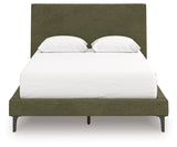 Chirason Full Upholstered Bed, Dresser and Mirror
