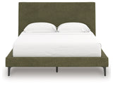 Chirason Queen Upholstered Bed, Dresser and Mirror