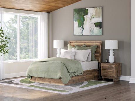 Furniture City Houma - Ashley Furniture - Chirason Full Panel Bed - Full Panel Bed / Brown - PCB3367B22