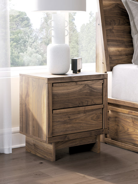 Furniture City Houma - Ashley Furniture - Chirason Nightstand - Two Drawer Night Stand / Brown - PCB3367-92