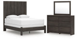 Fraluna Queen Panel Bed, Dresser and Mirror