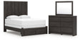 Furniture City Houma - Ashley Furniture - Fraluna Queen Panel Storage Bed, Dresser and Mirror - Queen Panel Storage Bed, Dresser and Mirror - PCB3370B5