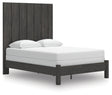Furniture City Houma - Ashley Furniture - Fraluna Queen Panel Bed - Queen Panel Bed / Charcoal - PCB3370B2