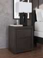 Furniture City Houma - Ashley Furniture - Fraluna Nightstand - Two Drawer Night Stand / Charcoal - PCB3370-92