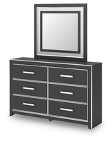 Zuraleus King Panel Bed, Dresser, Mirror and Nightstand